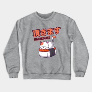 Sushi Cat Crewneck Sweatshirt